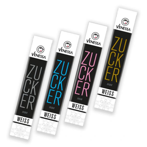 VENESSA Zuckersticks Portionzucker Zucker weiß 1000x4g